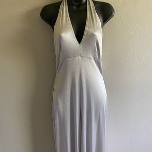 Silky pants jumpsuit Medium